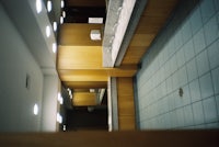 a view of a bathroom with a toilet and sink