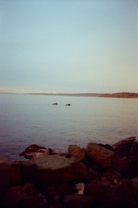 a large body of water