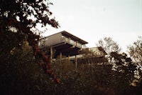 a house on top of a hill