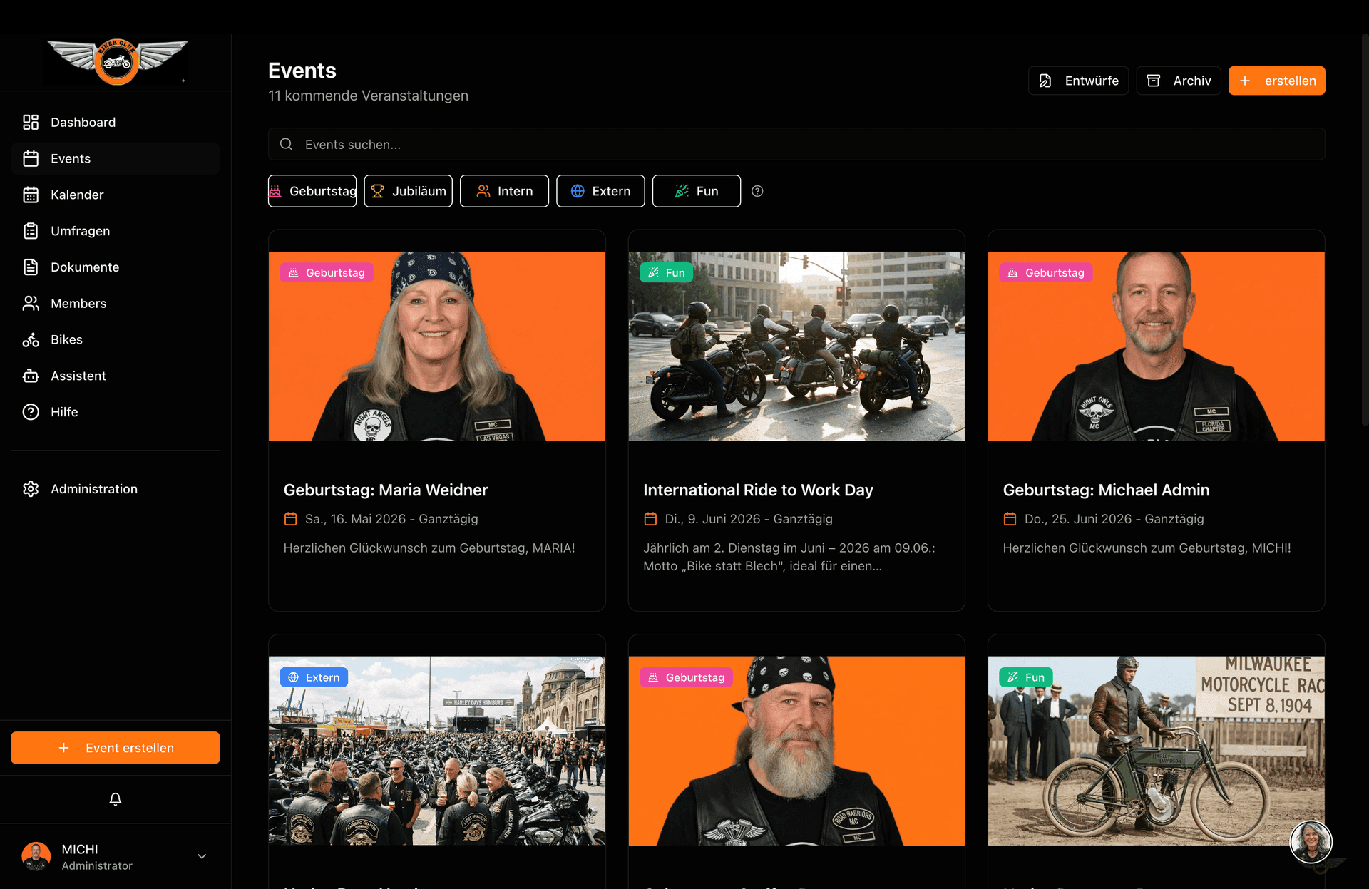 Events & Kalender