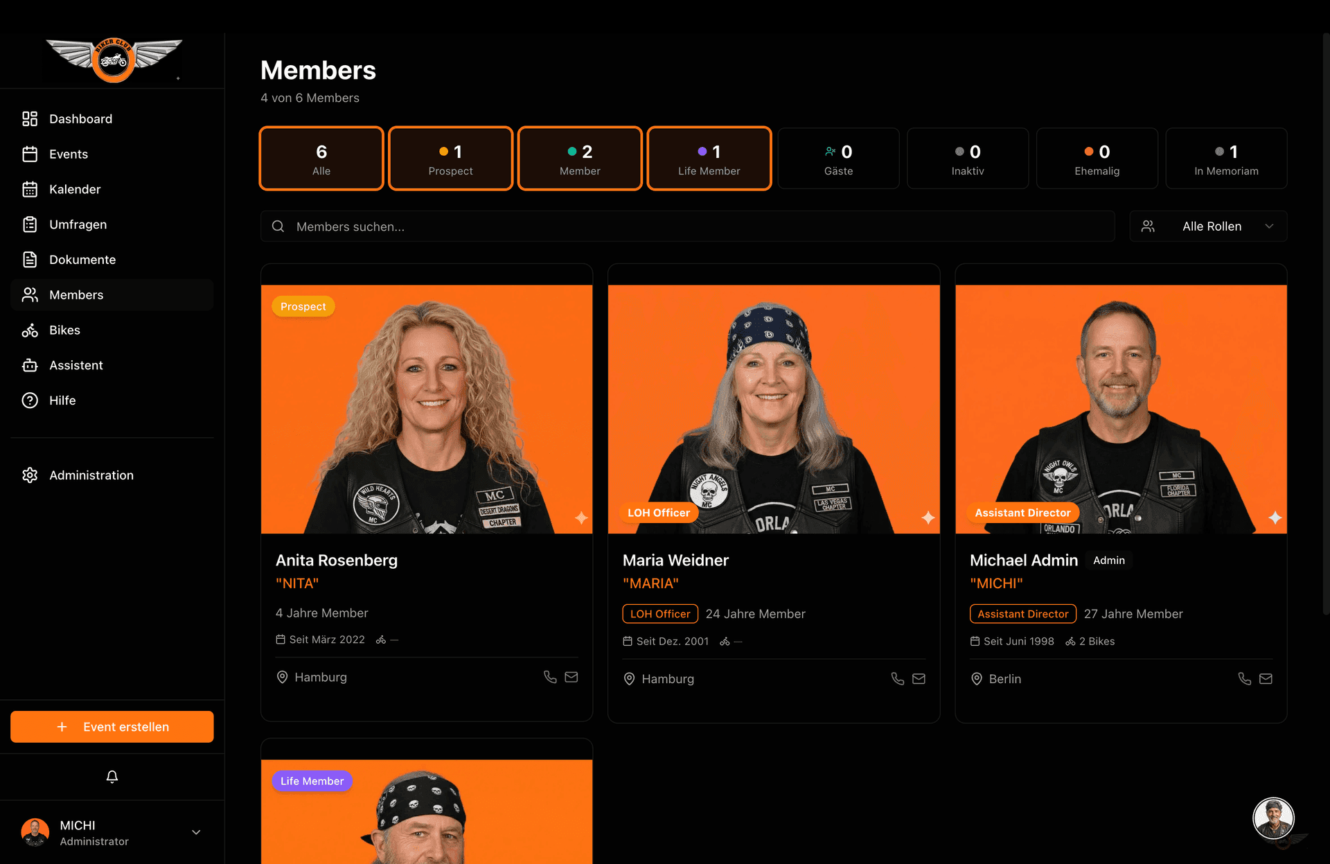 Profiles & contacts - Member management